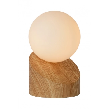 Lucide Len lampka stołowa G9 45561/01/72 w kolorze jasnego drewna