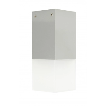 Cube lampa sufitowa, plafon zewnętrzny IP44  E27 CB-S AL srebrna