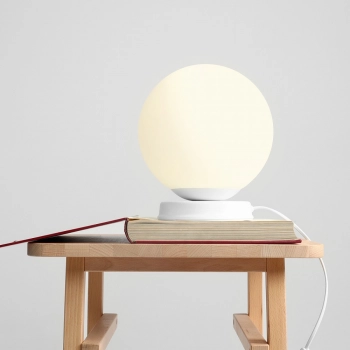 Ball Medium lampka stołowa E27 1076B_M biała Aldex