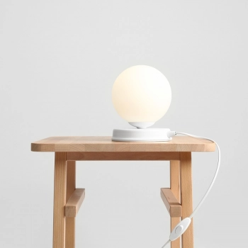 Ball Small lampka stołowa E14 1076B_S biała Aldex