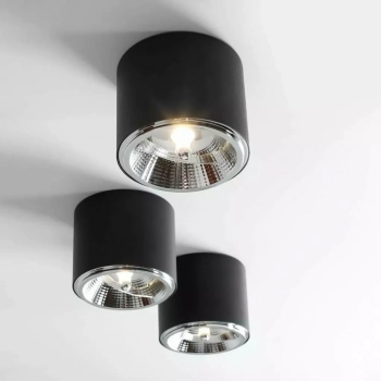 Bot lampa sufitowa GU10 AR111 1047PL_G czarna