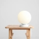 Ball Medium lampka stołowa E27 1076B_M biała Aldex