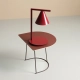 Form Red Wine lampka stołowa E14 1108B15 czerwona