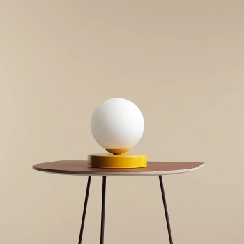 Ball S Table Mustard lampka stołowa 1xE14 1076B14_S musztardowa Aldex