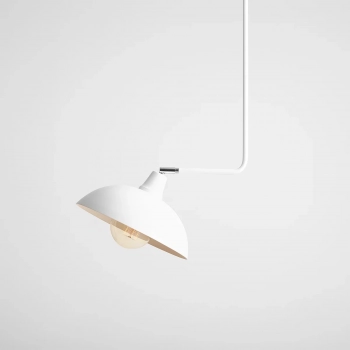 Espace Long White lampa sufitowa 1xE27 1036G_L biała Aldex