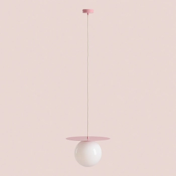 Loop Baby Pink L lampa wisząca 1xE27 1125G18_L różowa Aldex
