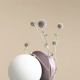 Ball S Table Lilac lampka stołowa 1xE14 1076B13_S fioletowa