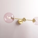 Pink Pearl 2 Brass kinkiet 2xG9 1112D40_S mosiądz