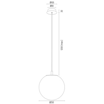 Almiros lampa wisząca 1xE27 8447