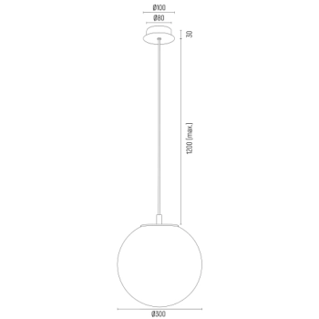 Almiros lampa wisząca 1xE27 8448