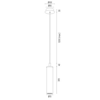 Hampton lampa wisząca 1xE14 8489