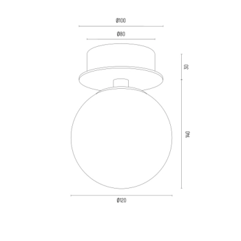 Paloma lampa sufitowa 1xE14 8504