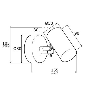 Lagos kinkiet 1xGU10 4210