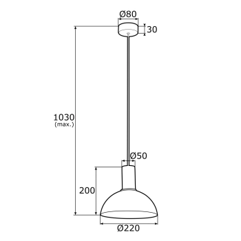 Sines lampa wisząca 3xE27 1468