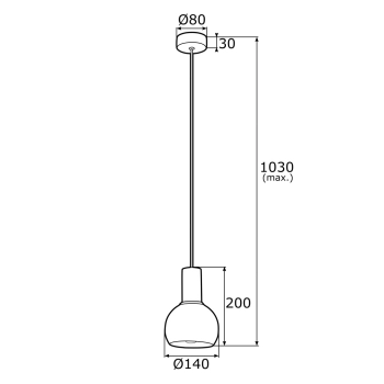 Sines lampa wisząca 1xE27 4216