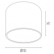 Vichy S lampa sufitowa LED 9W 1150lm 3000 K 3886