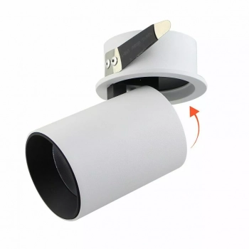 Gobo 12W lampa sufitowa LED biała
