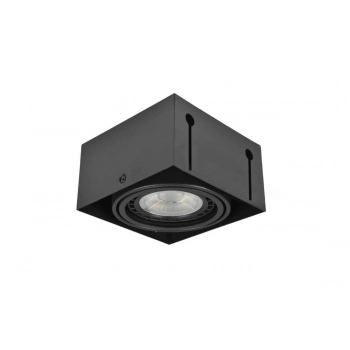 Nova Gips 1 ES111 lampa sufitowa czarna + LED GRATIS
