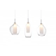 Amber Milano lampa wisząca transparentna + LED GRATIS