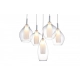 Amber Milano lampa wisząca G9 transparentna  + LED GRATIS