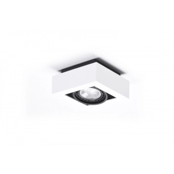 Nikea 1 ES111 WH/BK lampa sufitowa GU10 biała, czarna AZzardo