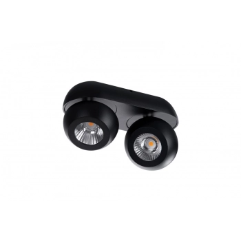 Ojos 2 BK LED 12W 950lm lampa sufitowa czarna