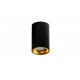 Eiger BK GO IP54 lampa sufitowa GU10 czarna złota AZzardo