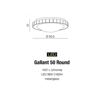 Gallant 50 Round plafon LED 1557-L