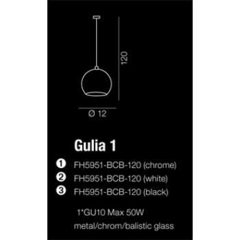 GULIA 1 BLACK FH5951-BCB-120-BK