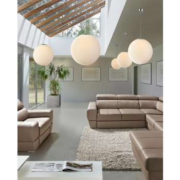 White Ball 50 lampa wisząca 1xE27 40W FLWB50WH + LED GRATIS