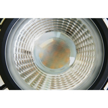 Żarówka LED czarna ściemnialna ES111 15W GU10 światło ciepłe białe