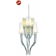 Diablo 3+3 lampa wisząca wisząca 12xE14 ecru AD 8074-3+3 + LED GRATIS