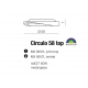 Plafon Circulo 58 white MX5657L + LED GRATIS