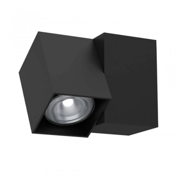 Cube 1 lampa sufitowa 1xGU10 czarna 2292 Brosline