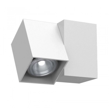 Cube 1 lampa sufitowa 1xGU10 biała 2293 Brosline