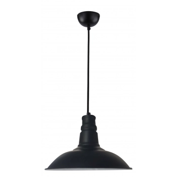 Candellux Consuela 260 mm lampa wisząca E27 czarna 31-57617