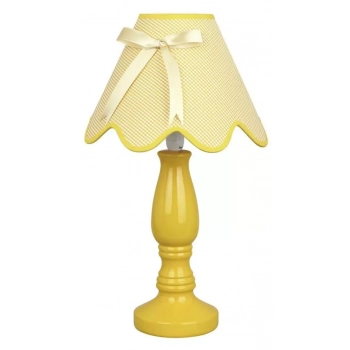 Lola lampka stołowa 1xE14 żółta 41-04680 Candellux