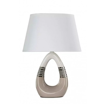 Romano lampka stołowa 1xE27 beżowo biała 41-79954 Candellux