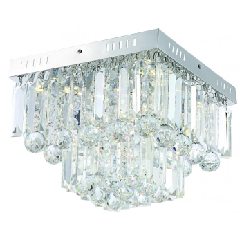 Carmina lampa sufitowa plafon 18W LED chrom 98-44716 Candellux