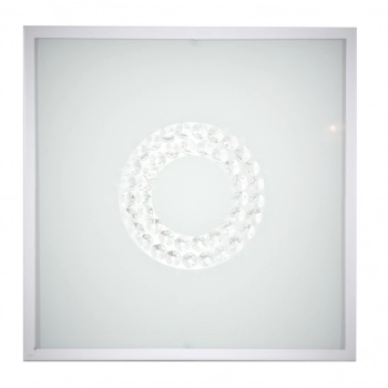 Lux lampa sufitowa plafon 29x29 16W LED 4000K biały mały ring 10-64486 Candellux