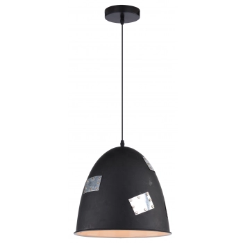 Patch lampa wisząca 29 E27 czarny, chromowany dekor 31-43184 Candellux