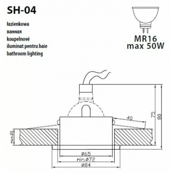 SH-04 SN MR16 SATYNA NIKIEL