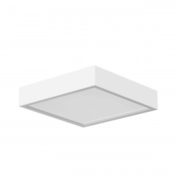 Cleoni Belona kwadrat 500x500x100 plafon LED  27W 2619lm 3000K/4000K 1303B1L7 biały