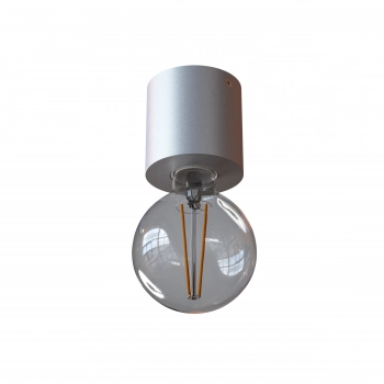 Cleoni Minimal A1 lampa sufitowa E27 1247A1113 srebrna