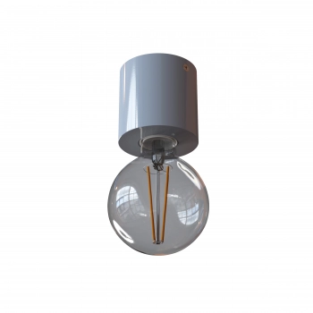 Cleoni Minimal A1 lampa sufitowa E27 1247A1113 srebrna