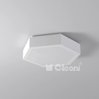Cleoni Per 500 plafon LED 27W 2619lm 3000K / 4000K biały, czarny, srebrny lub grafitowy