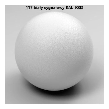 117 - biały sygnałowy RAL 9003