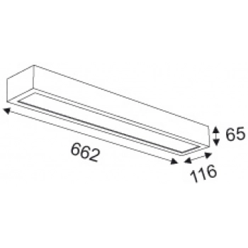 Noble kinkiet 14W G5 1147K61 czarny