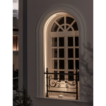 Dio kinkiet LED 4W 60lm 3000K IP65 biały