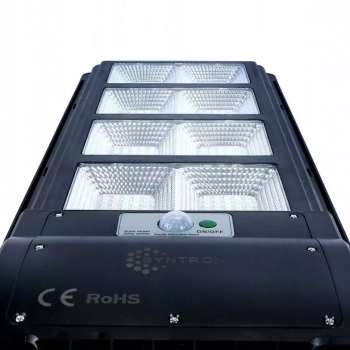 Lampa Solarna Uliczna LED;320W 6000K z czujnikiem ruchu pilot